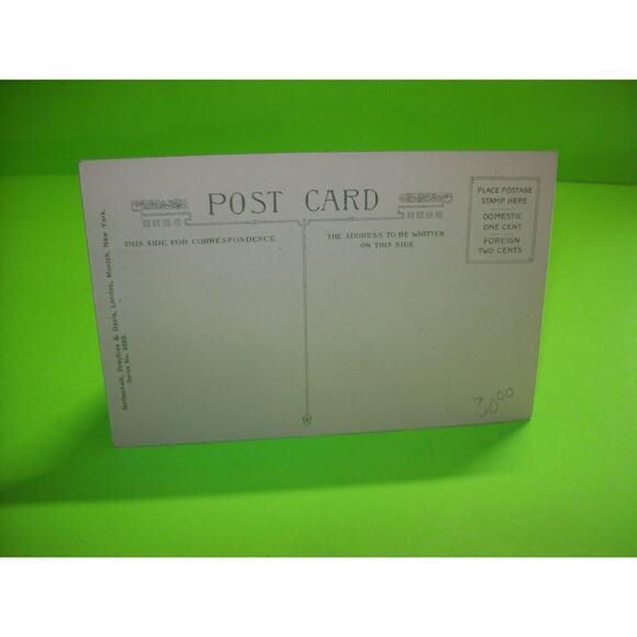 Halloween Postcard Gottschalk Victorian Woman JOL Original Dreyfuss 2662 Unused - Picture 7 of 7